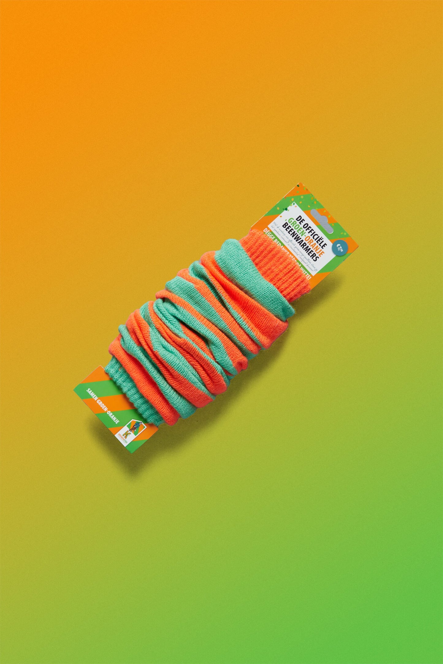 De officiele Groen- Oranje Beenwarmers
