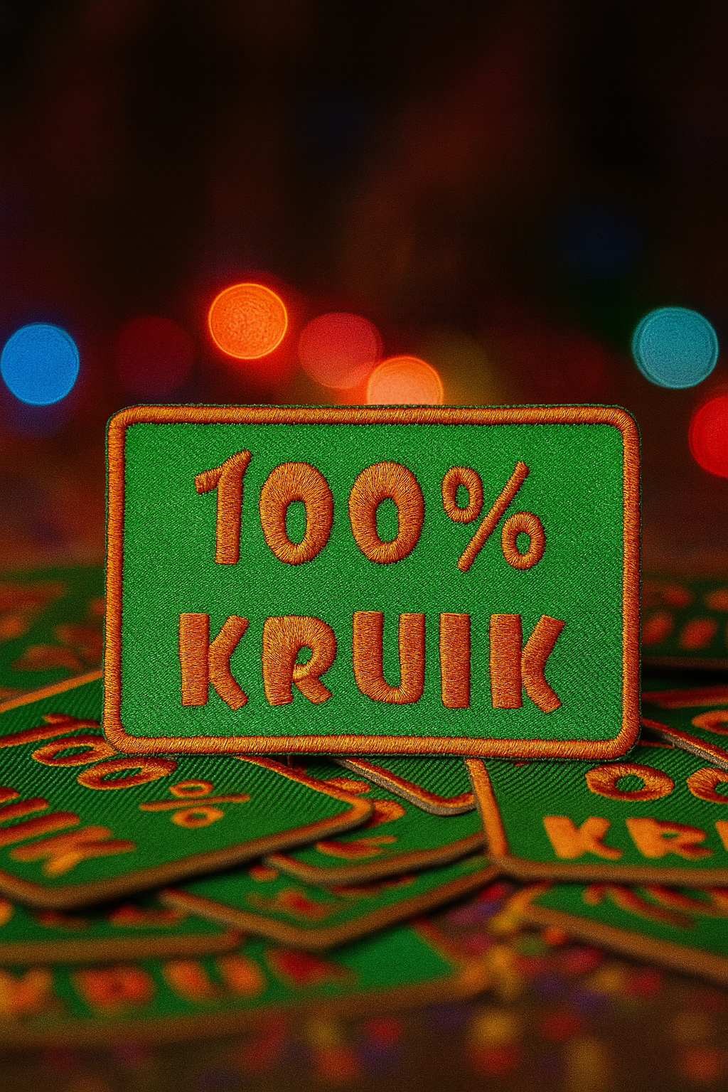 100% kruik badges