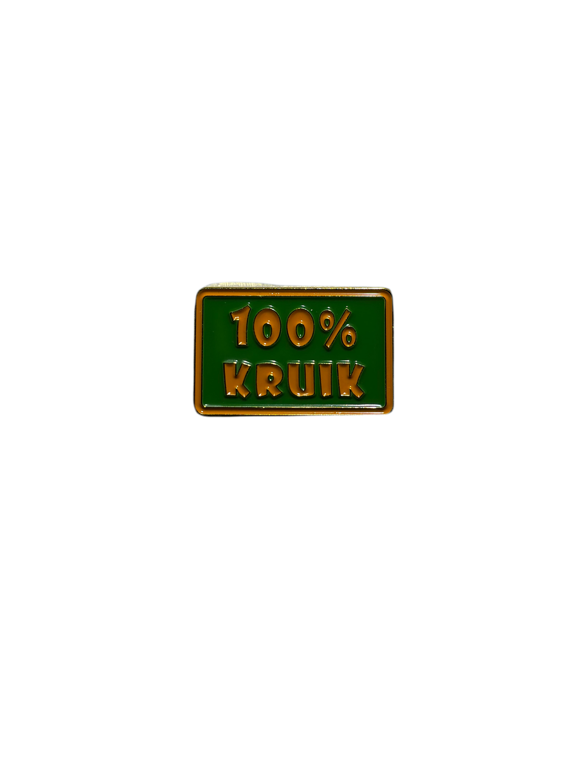 100% kruik pin