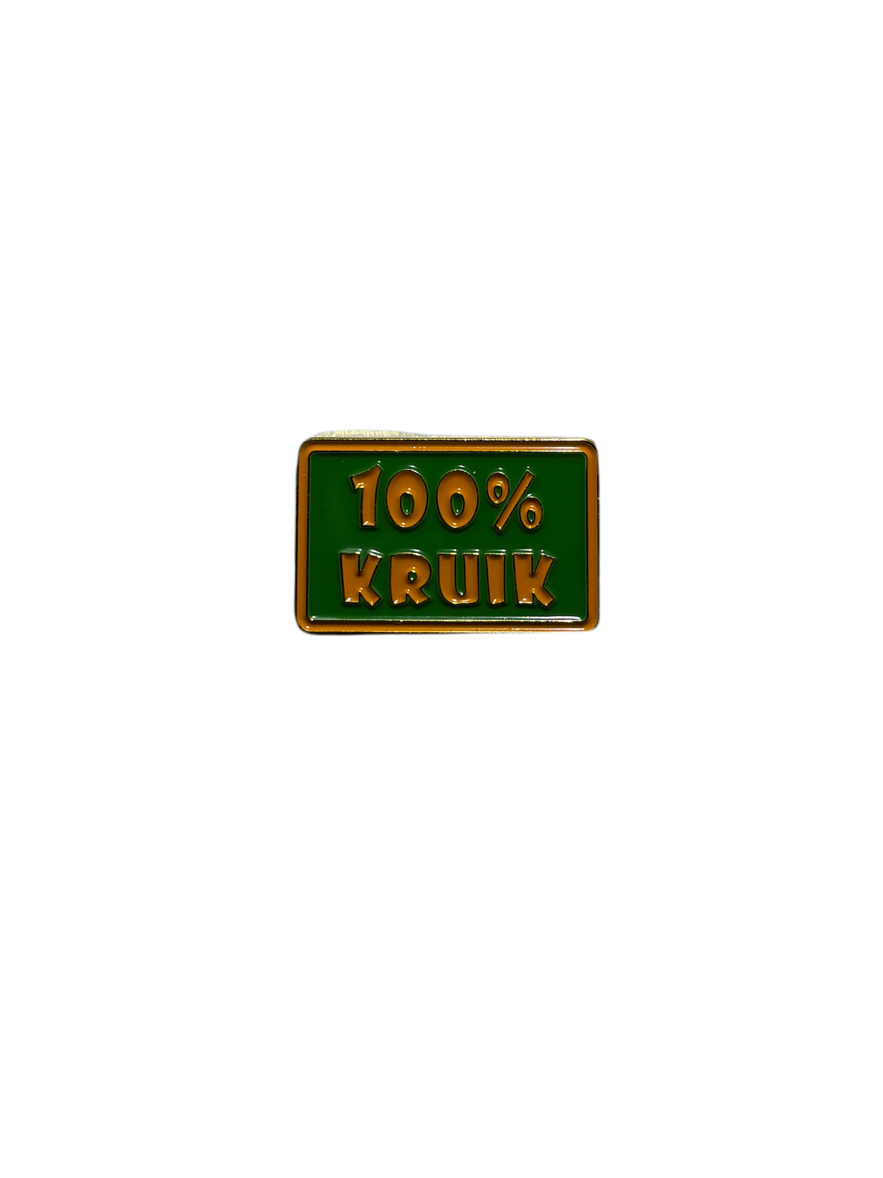 100% kruik pin