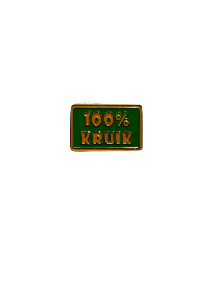 100% kruik pin
