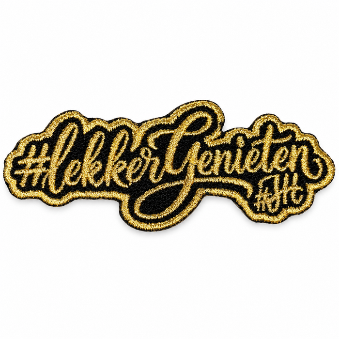Officieel Lekker Genieten embleem - Jesse Hoeré