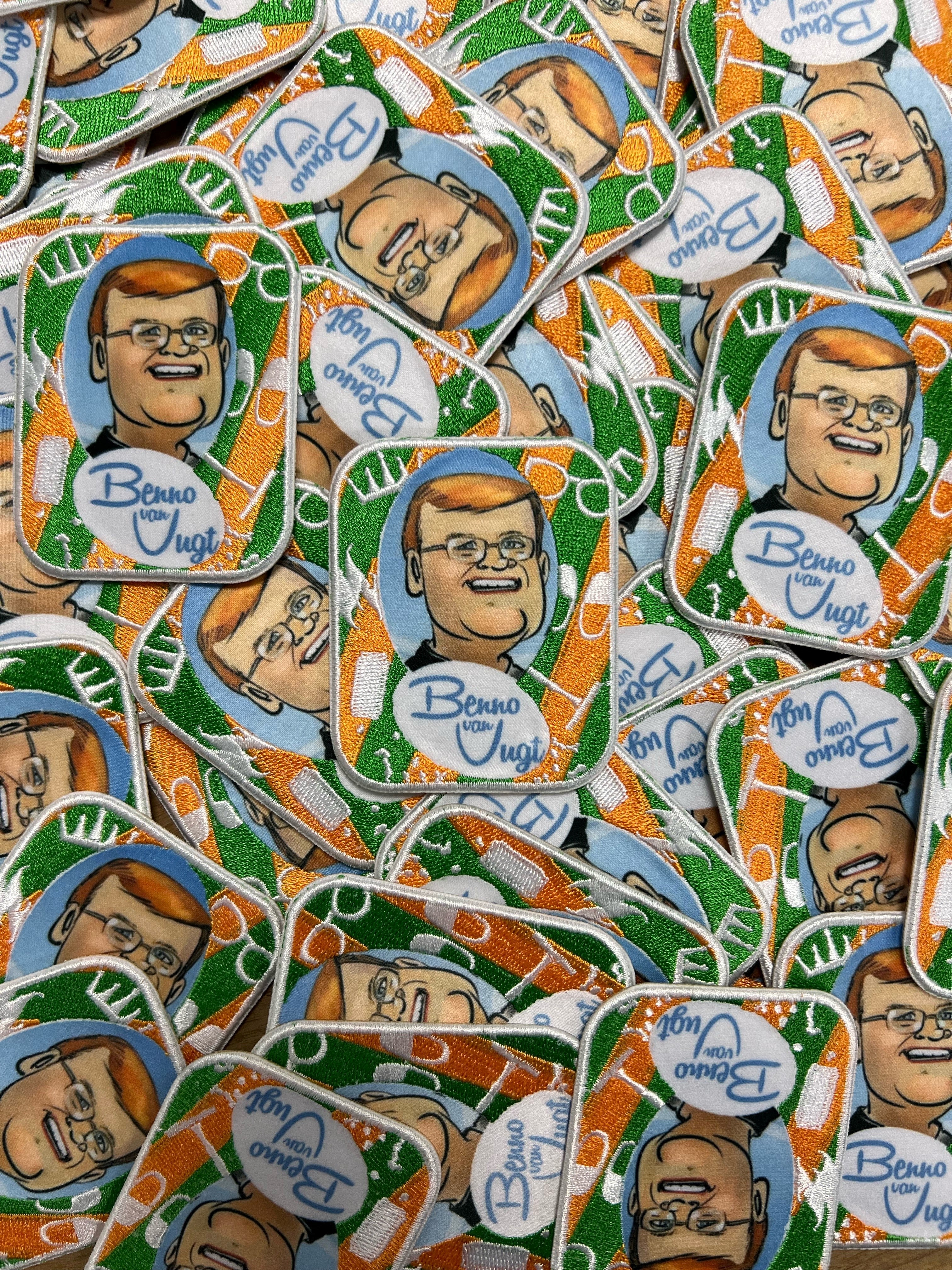 Benno van Vugt "Hitjes-Badge" Gruun-Oranje