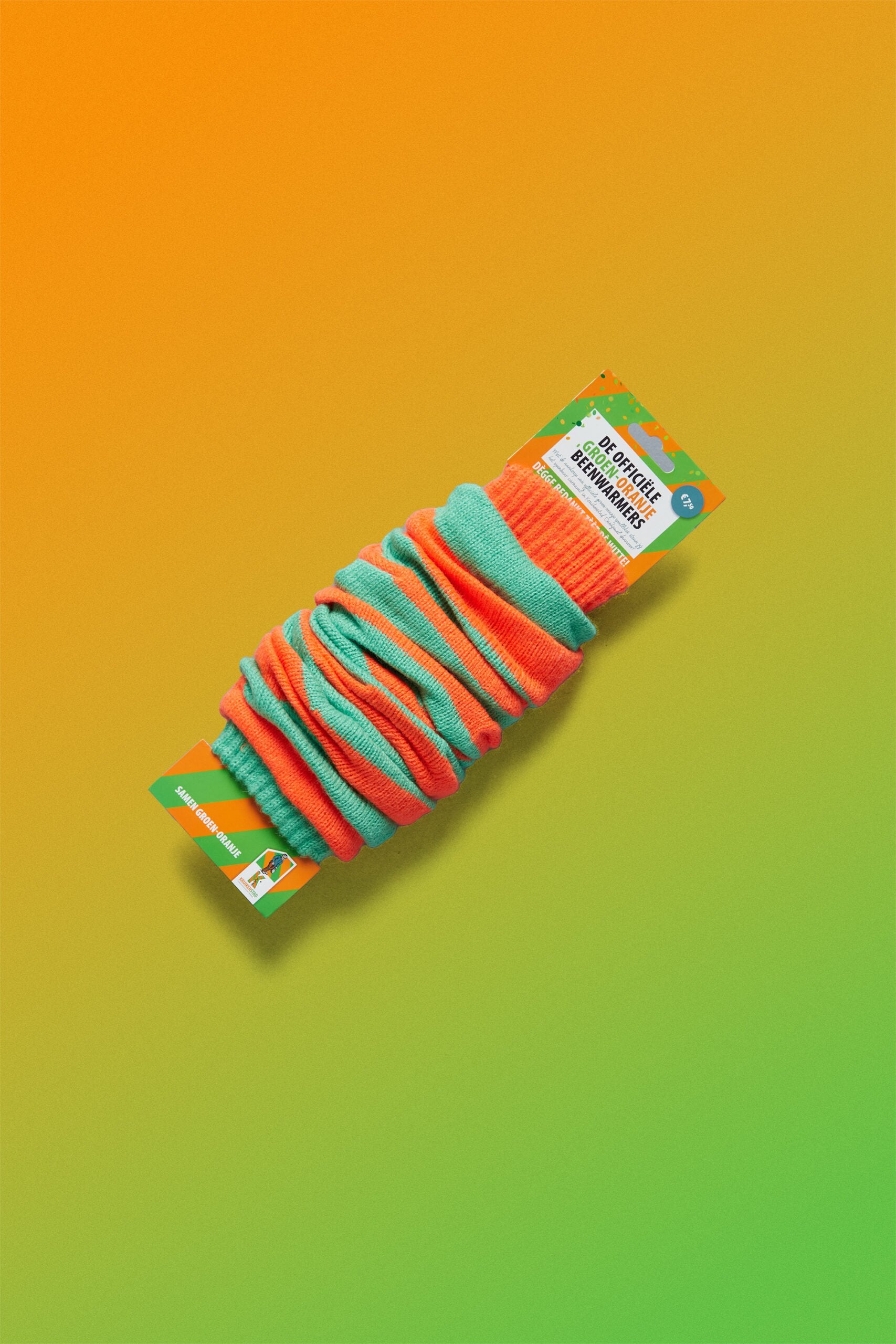 De officiele Groen- Oranje Beenwarmers