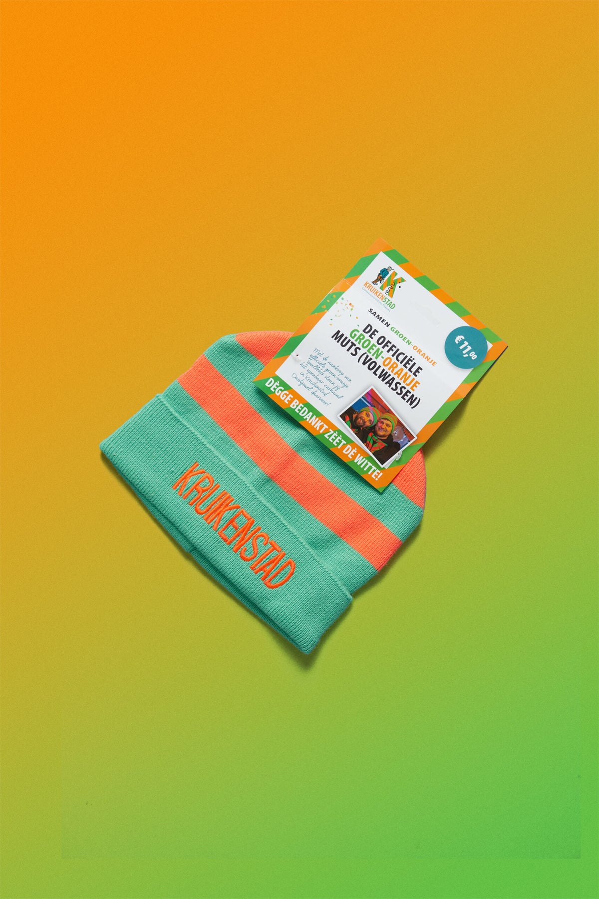 De Officiële Groen-Oranje Muts Volwassene