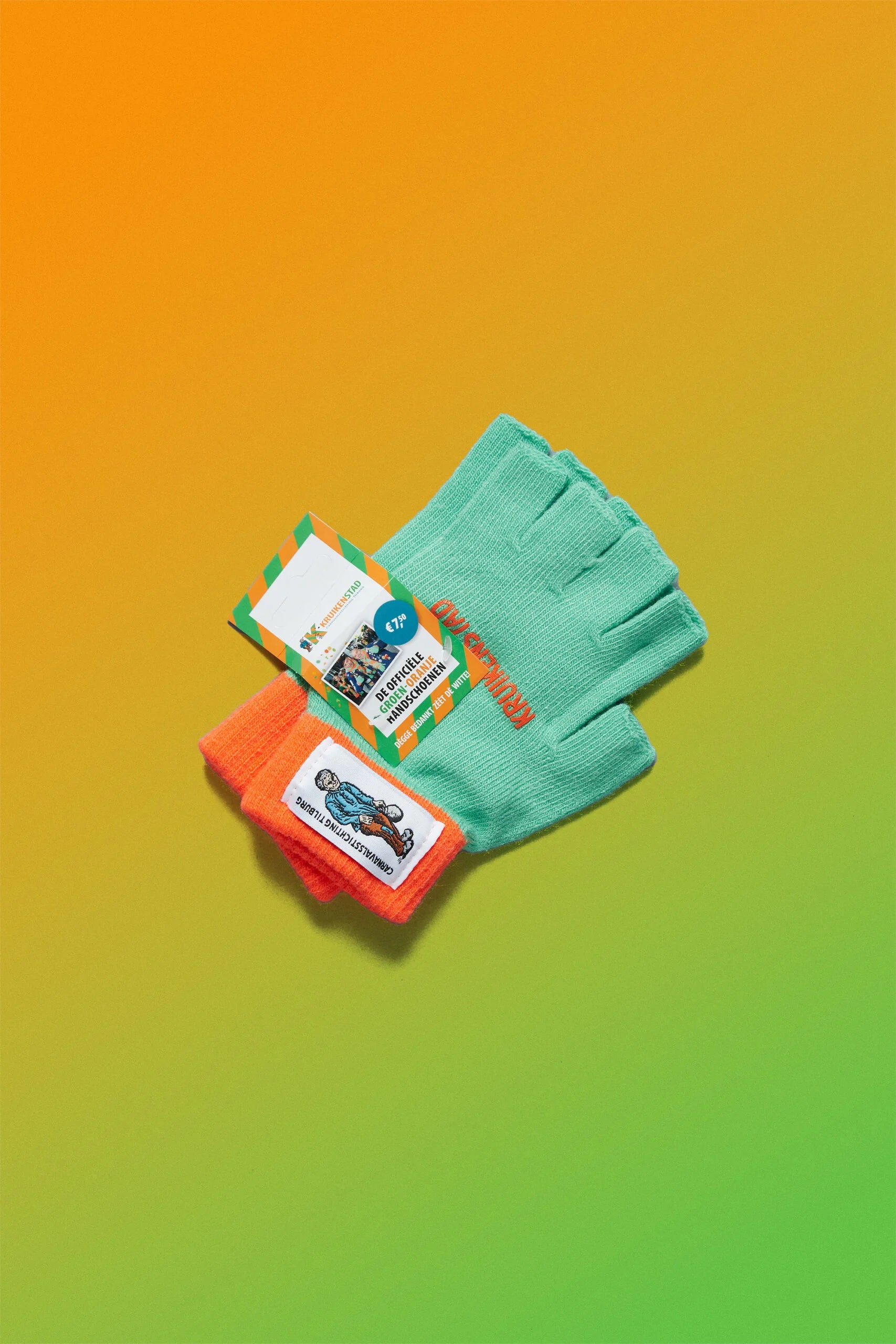 De Officiële Groen-Oranje Kinderhandschoenen