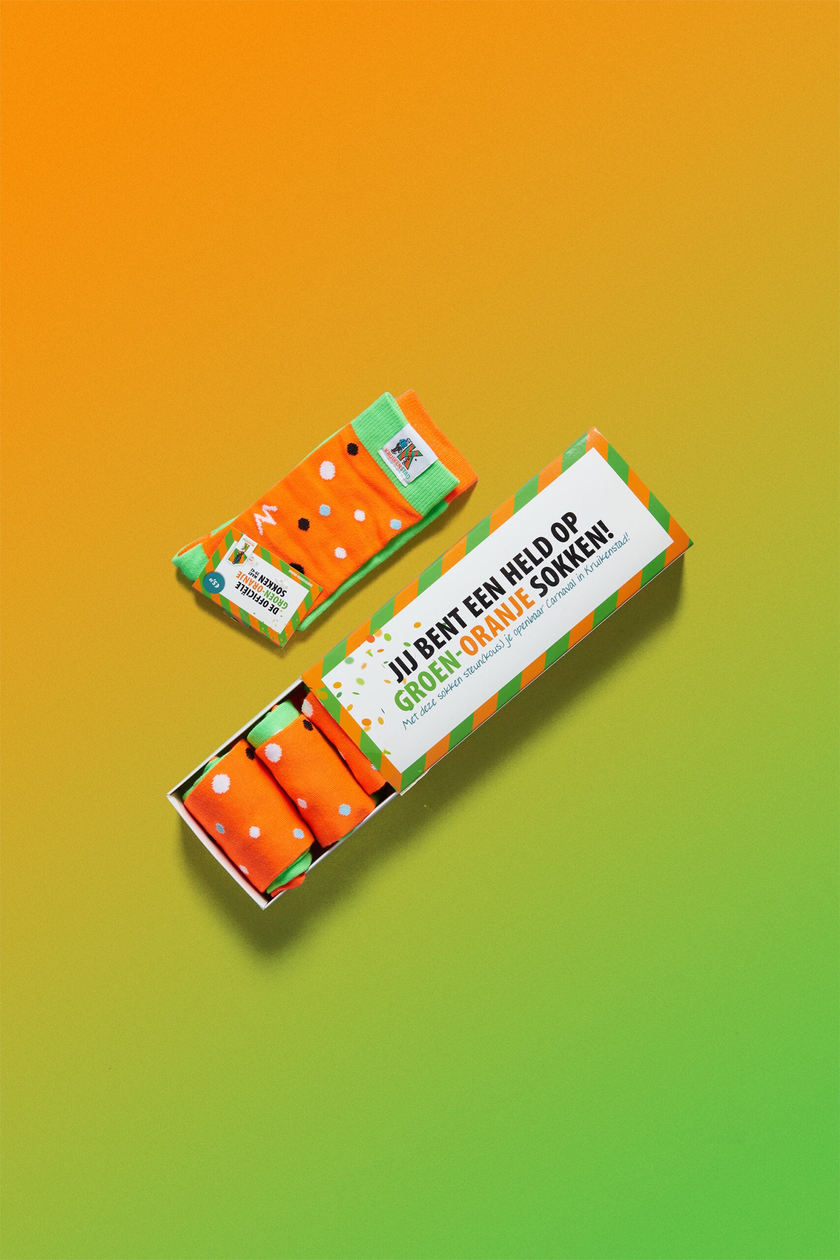 De Officiële Groen-Oranje Sokken 39-42