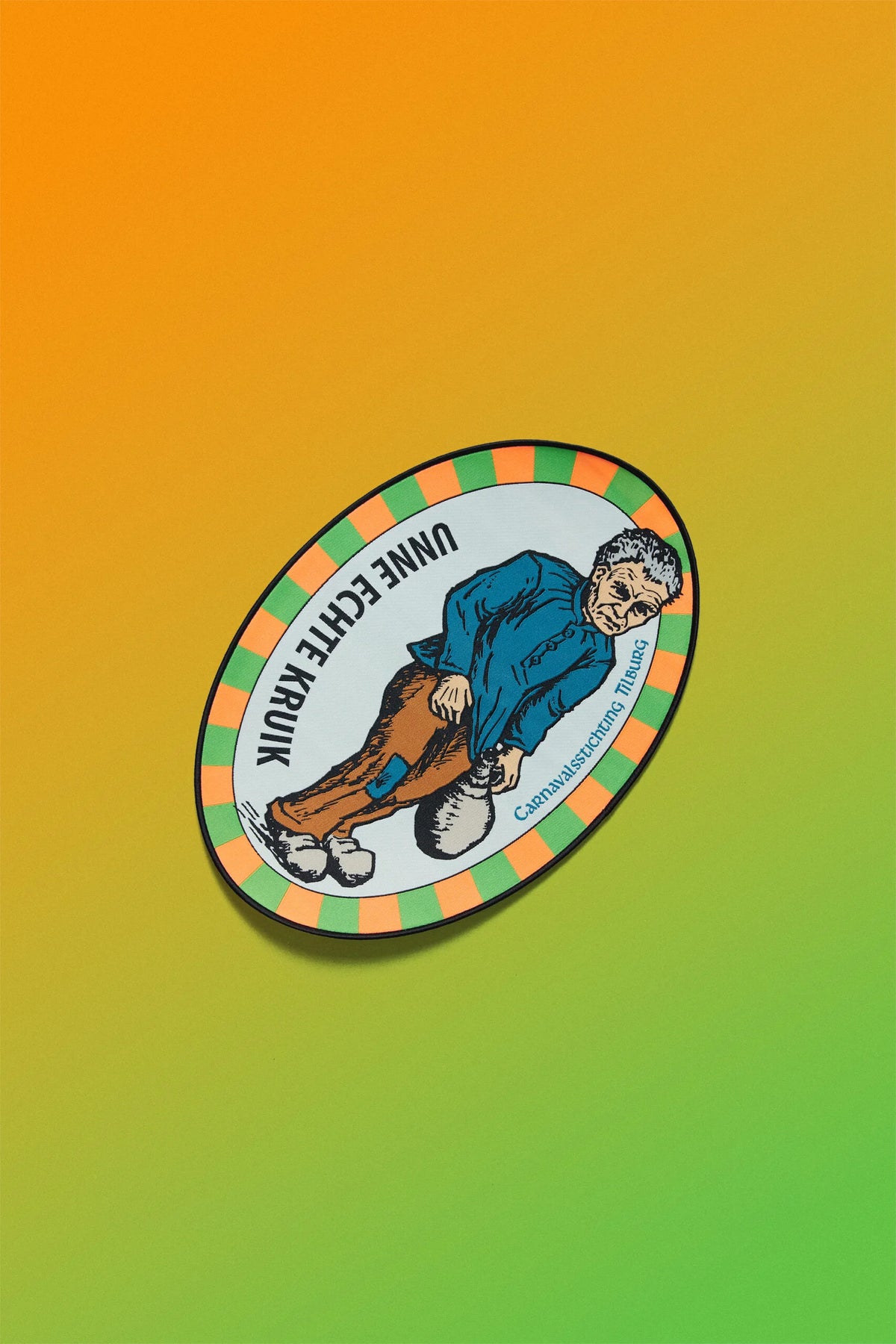 Het Officiële Groen-Oranje rugembleem