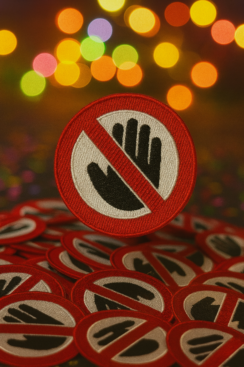 Don't Touch Me-Badge