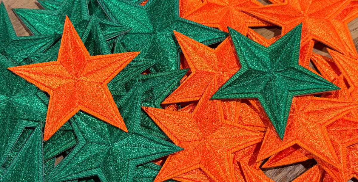 Groen / Oranje sterren