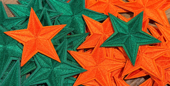 Groen / Oranje sterren
