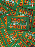100% kruik Import badge