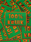 100% kruik badges