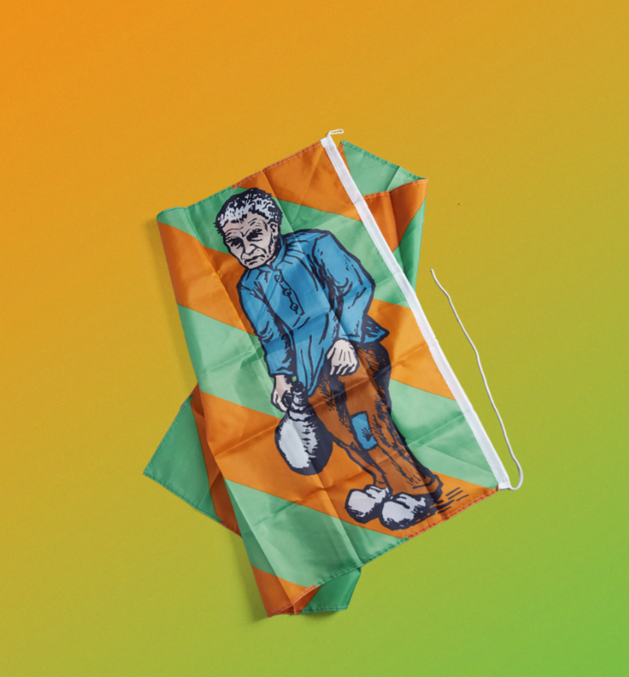 De Officiële Groen-Oranje Vlag (medium)