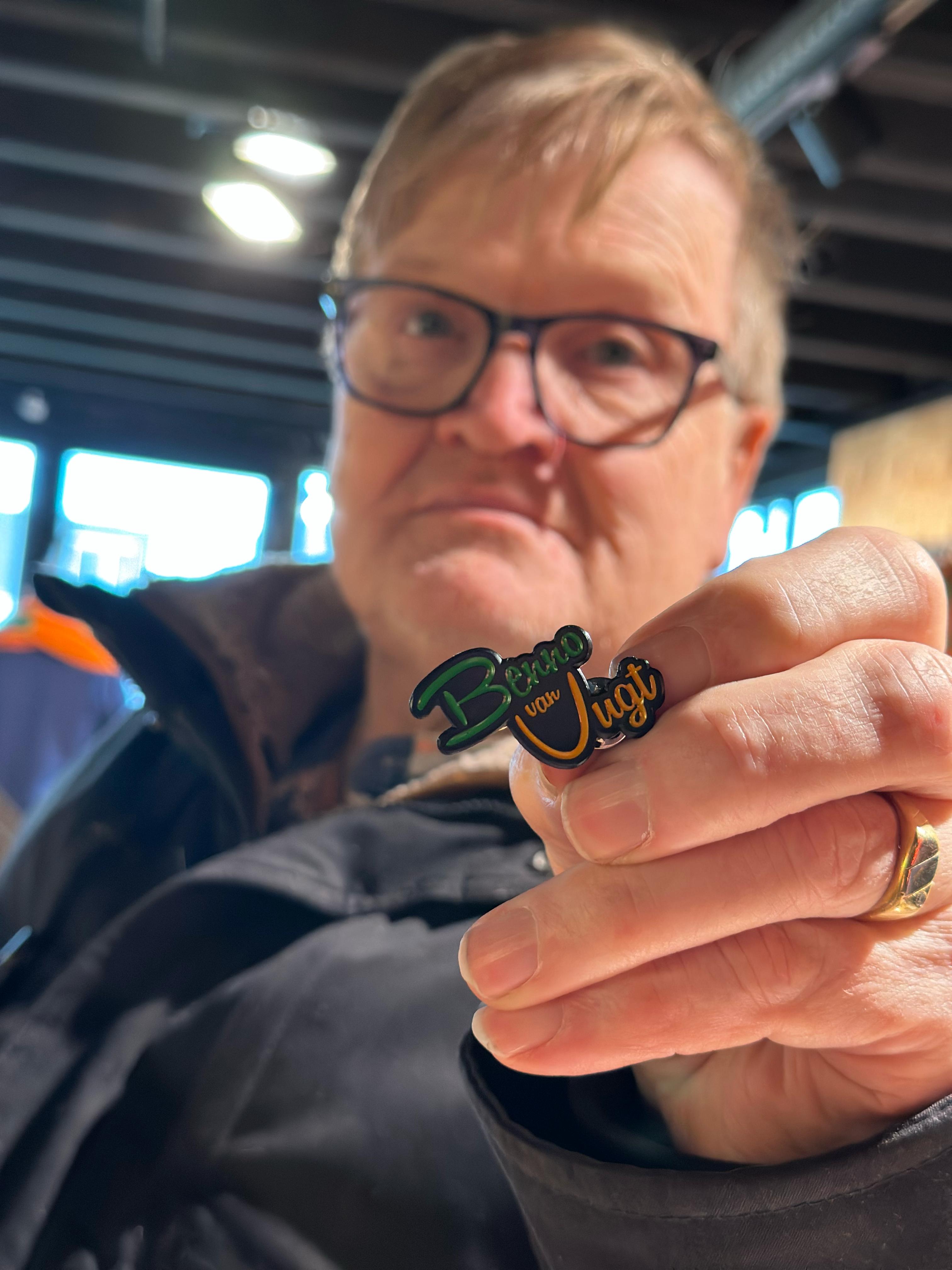 Benno van Vugt pin Groen Oranje