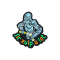 Carnavalsembleem: Sir zuip a lot