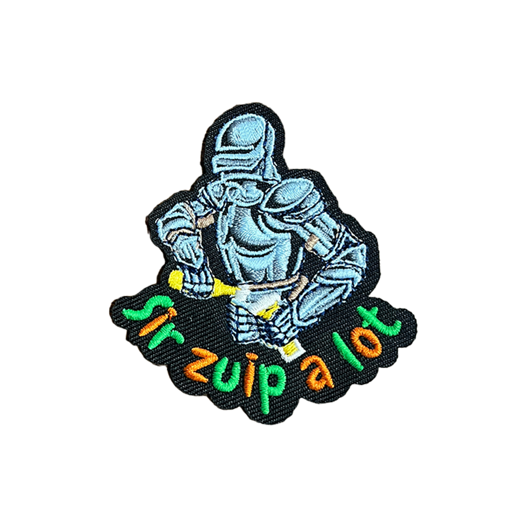 Carnavalsembleem: Sir zuip a lot