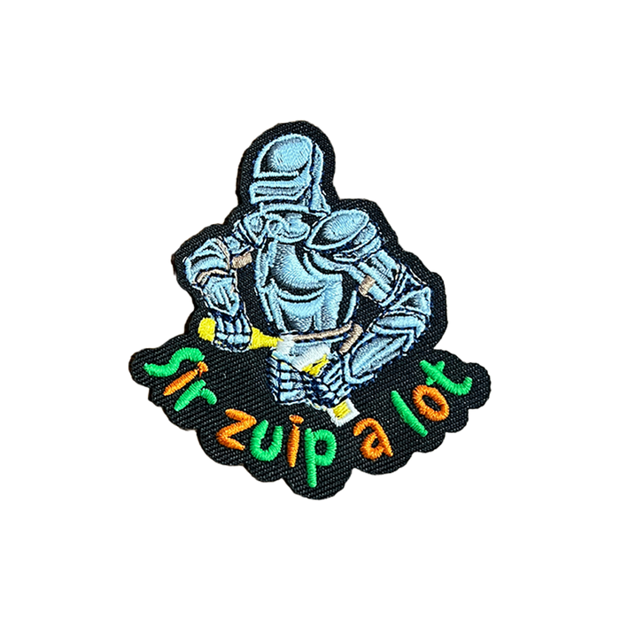 Carnavalsembleem: Sir zuip a lot