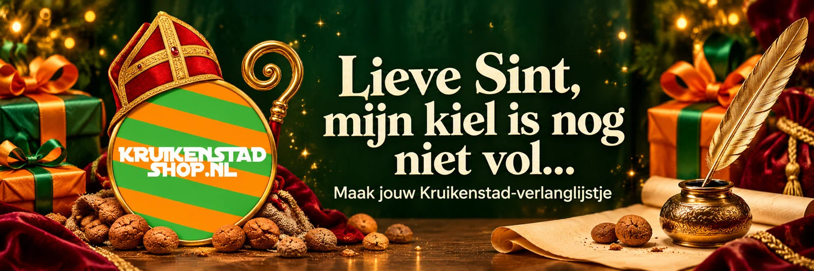 Kruikenstadshop in Sinterklaasstijl